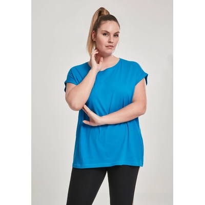 Urban Classics Дамска синя тениска Urban Classics hawaiianblueUB-TB771-01690 - Син, размер XXL