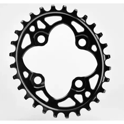 Absolute Black OVAL prevodník pre BCD64 čierny 28 zubů