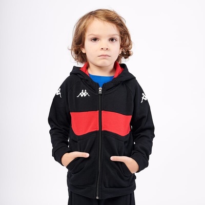 Kappa 4soccer Dacciozi mikina JR černá/červená