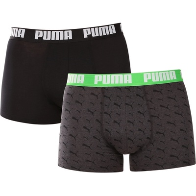 PUMA Пакет от два - мъжки боксерки Puma многоцветни Puma | Cheren Siv Mnogotsveten | МЪЖЕ | L