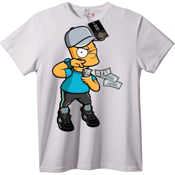 NOONEBRAND Тениска Bart Simpson пари - XXS, Black