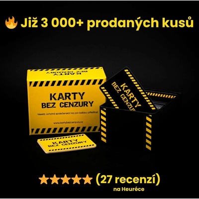 Karty bez cenzury karty proti lidskosti – Zboží Dáma