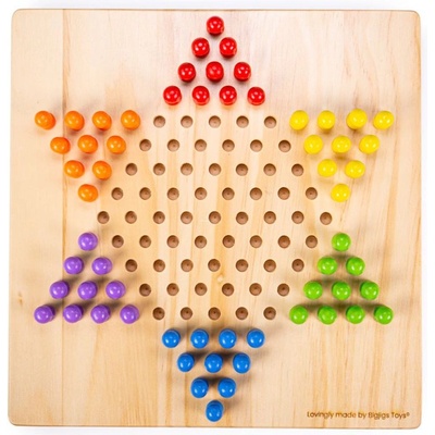 Bigjigs Toys - Дървена настолна игра - Китайски шах