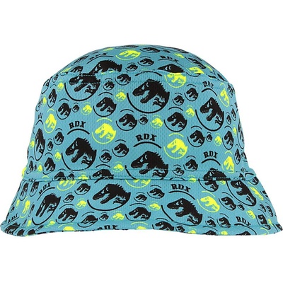 RDX Letní klobouček s potiskem T Rex modrý