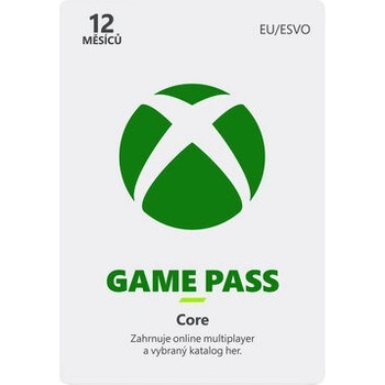 Microsoft Xbox Game Pass Core členstvo 12 mesiacov