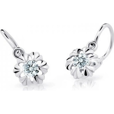 Cutie Diamonds něžné dětské náušnice z bílého zlata s brilianty DC2213-10-00-X-2