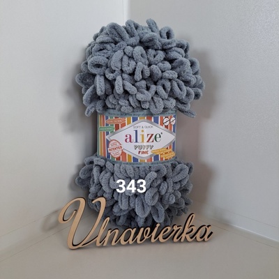 Alize Puffy Fine 343 siva