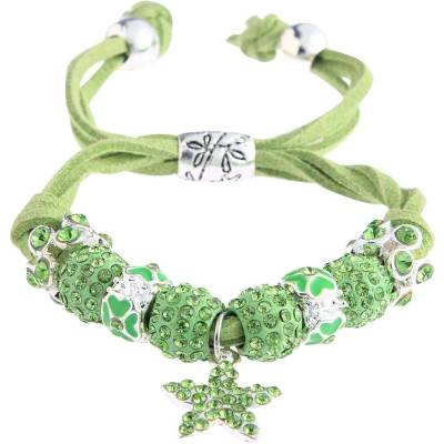 Bando náramok Crystal W178 modrý zelená