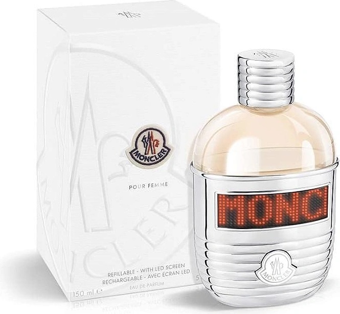 Moncler Pour Femme with LED Screen (Refillable) EDP 150 ml