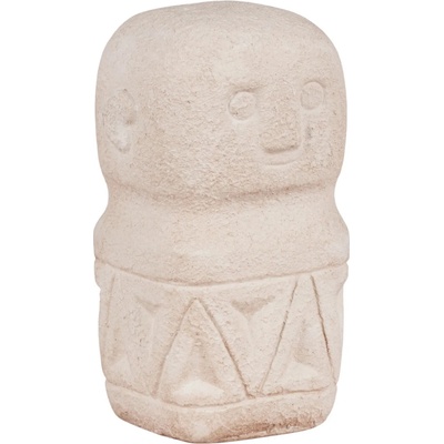 Nordic Living Béžová cementová soška Yoshi 10 cm