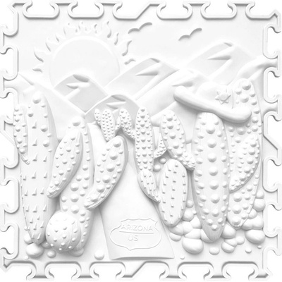 OrtoNature Masážna ortopedická podložka Arizona tvrdá Biela