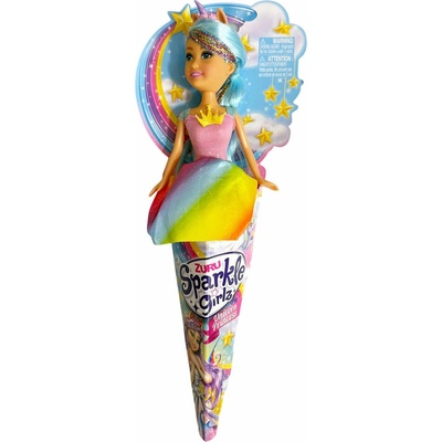 Víla jednorožec Sparkle Girlz v kornútku Typ: 1
