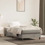 vidaXL Матрак с покет пружини 100 x 210 x 20 см Светлосиво (4016570)