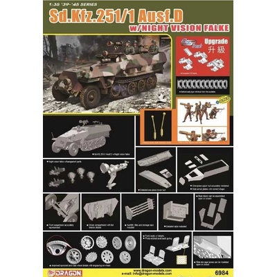 Dragon Sd.Kfz.Ausf.D w:Night Vision Falke Model Kit military251:1 69841:35