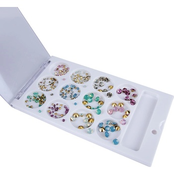 Allepaznokcie Ozdoby na nechty Crystal box opál MIX č.2