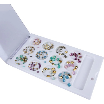 Allepaznokcie Ozdoby na nechty Crystal box opál MIX č.2