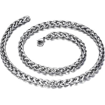 HARAHU Мъжка верижка SC - 22873 - Сребърна / 5mm / 60cm KP22873