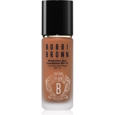 Bobbi Brown Weightless Skin Foundation SPF15 dlouhotrvající make-up s hydratačním účinkem Walnut 30 ml