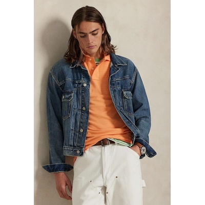 Ralph Lauren тениска с яка мъжка от памук (710680784)