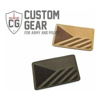 Custom Gear Laser Flag Patch pravá - Ranger Green