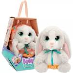 IMC Toys Интерактивна плюшена играчка Бебе Лапичка - Зайче (927124)