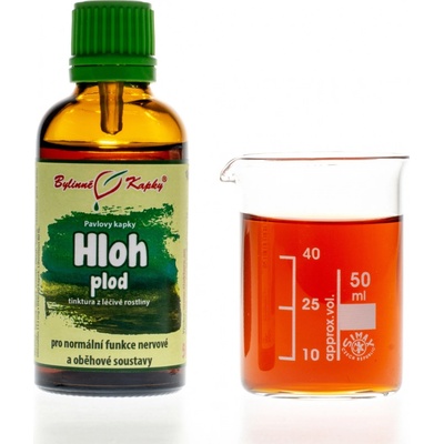 Bylinné kapky HLOH OBECNÝ plod kapky tinktura 50 ml