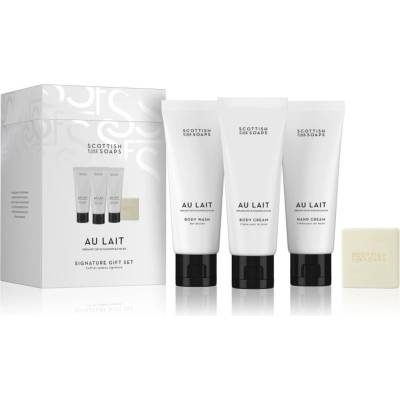 Scottish Fine Soaps Au Lait подаръчен комплект за тяло