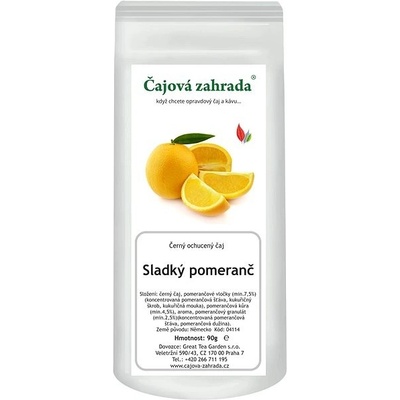 Čajová zahrada Sladký pomeranč černý ochucený čaj černý čaj 500 g