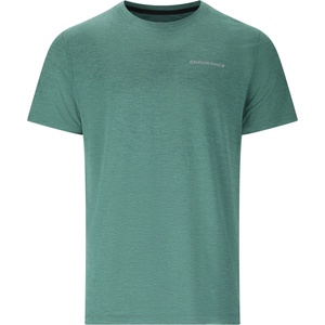 ENDURANCE Мъжка спортна тениска ENDURANCE Abdon Melange S/S Tee Sport shirt - Silver Pine - размер XL (216-4581-1514)