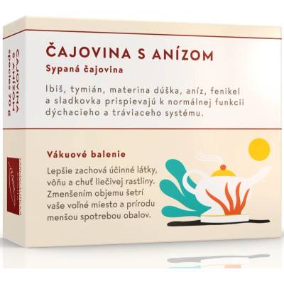 HANUS ČAJOVINA S ANÍZOM SYPANÁ 70 g