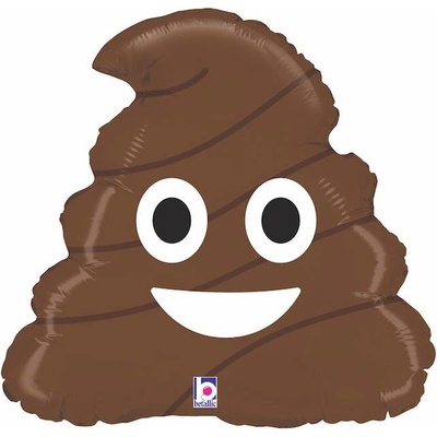 Grabo Nafukovací balónek emoji Poo 51 cm