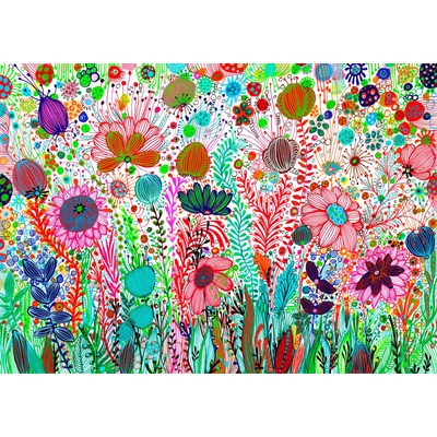 Enjoy - Puzzle Blooming Wilderness - 1 000 piese