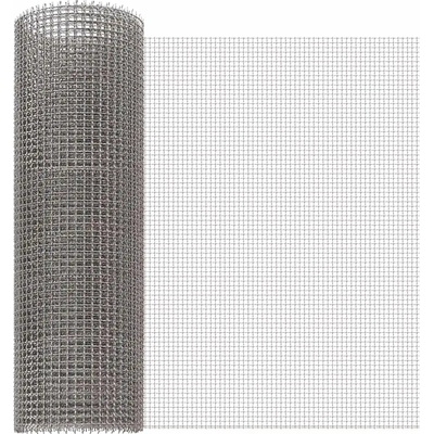 Síť proti hmyzu 40 x 1000 cm 3 Mesh Nerezová ocel 201 stříbrná