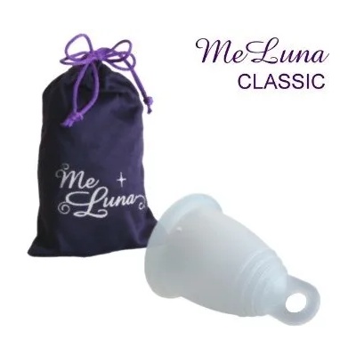 Me Luna Менструална чашка Me Luna размер M плюс 10 таблетки за стерилизация Класик (Classic) Пръстен Бял