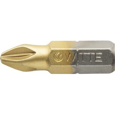 Bit titán WITTE 1/4" PZ2, 25 mm