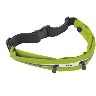 Púzdro Trust CINTUS WEATHERPROOF SPORTS WAIST BAND LIME zelené