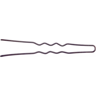 Vlnitá vlásenka Duko 652H - 6,5 cm, hnědá - 20 ks – Zbozi.Blesk.cz