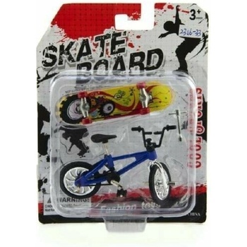 Teddies Skateboard prstový a koleso plast 10cm asst na karte