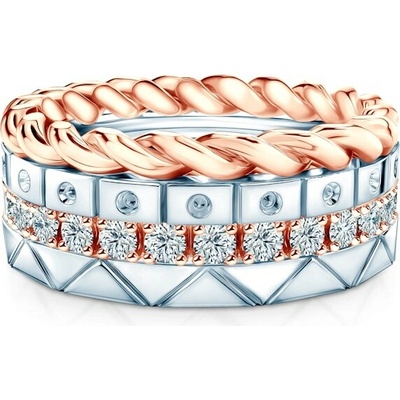 Savicki Sada prsteňov Symphonylato laboratórne diamanty ZST SAVNo 532B 500LAB R 539B 511R