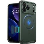 ESR Калъф за iPhone 17 Pro - ESR - Cyber Halolock - Зелен