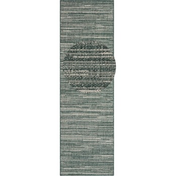 Elle Decoration Зелен външен килим с протектор 250x80 cm Gemini - Elle Decoration (105547-80x250)
