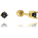 MINET Zlaté náušnice Au 585/1000