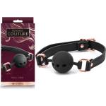  Топка за уста с отвори за дишане - Bondage Couture Ball Gag Black (NSTOYS0939)
