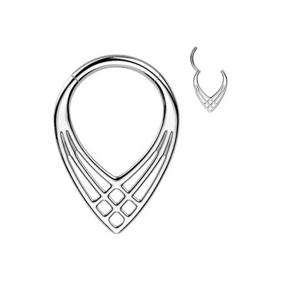 Šperky4U piercing septum helix cartilage titan TIT1329-1210