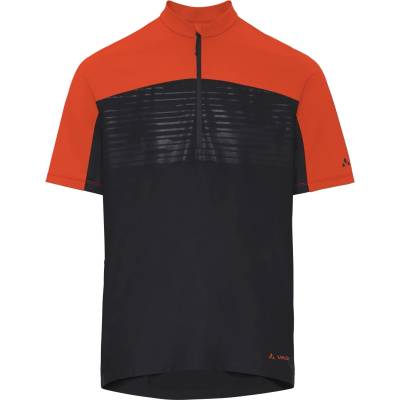 Vaude Мъжка фланелка с къс ръкав за колоездене Vaude Qimsa Pro Half Zip Shirt Cycling jersey - Glowing Red - размер XL (056-3956-0214)