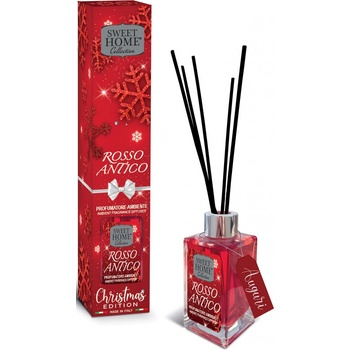 Sweet Home Collection Vianočná edícia Antique Red aróma difuzér s vonnými tyčinkami 100 ml