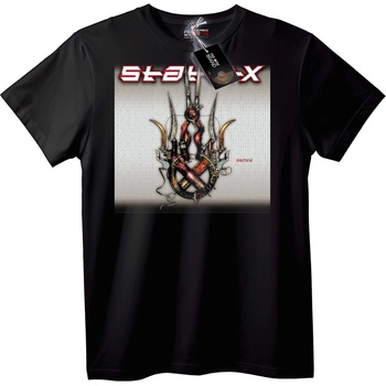 NOONEBRAND Тениска STATE X Механична Ръка - 2XL, Black