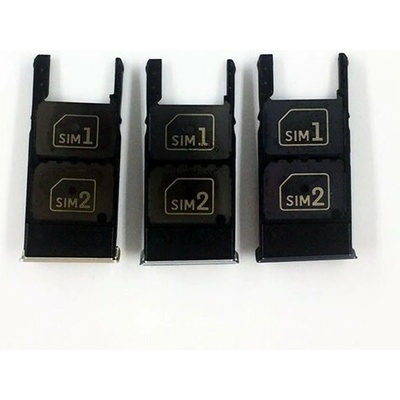 Držiak SIM karty Motorola X Style XT1570 XT1572 XT1575 strieborný