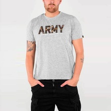 Alpha Industries Pánské tričko Army Camo T-shirt Grey