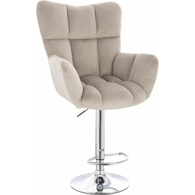 LuxuryForm Design Aurora Velur na striebornom tanieri latte